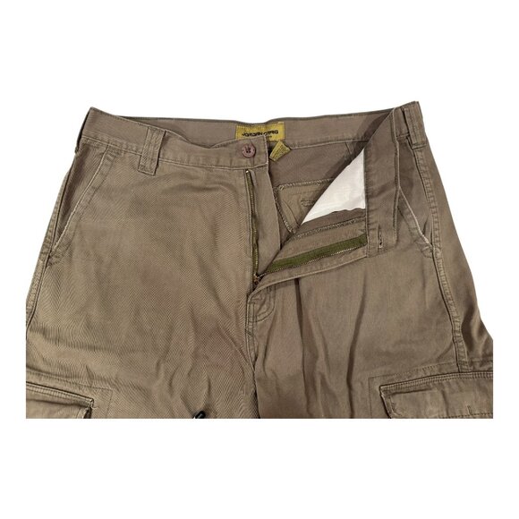 Jordan Craig Cargo Shorts Men’s 34 Brown Utility Cotton Workwear Streetwear - Picture 6 of 7